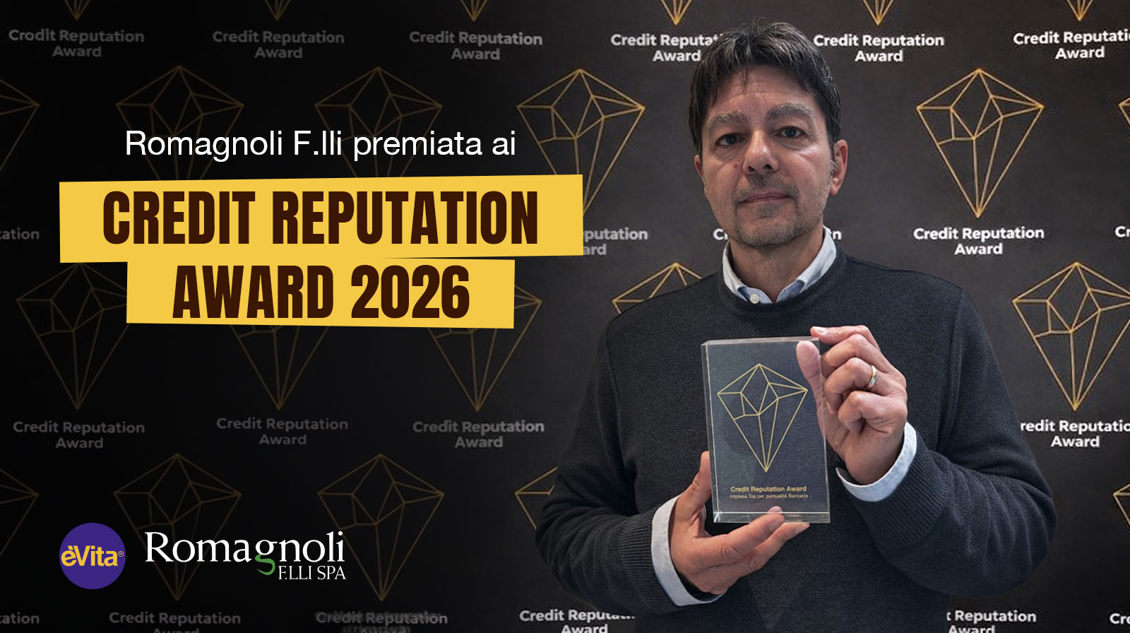 Romagnoli F.lli premiata ai Credit Reputation Award 2026