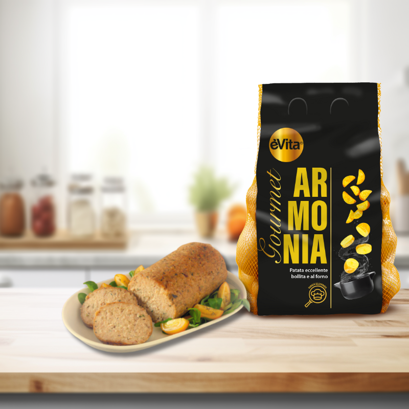 Polpettone di patate e tonno
