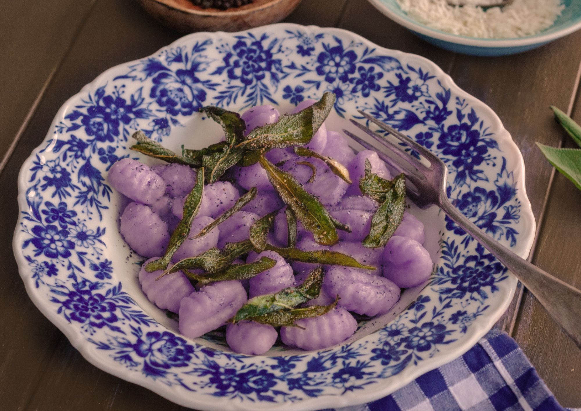 Bleuet potato gnocchi with butter and sage