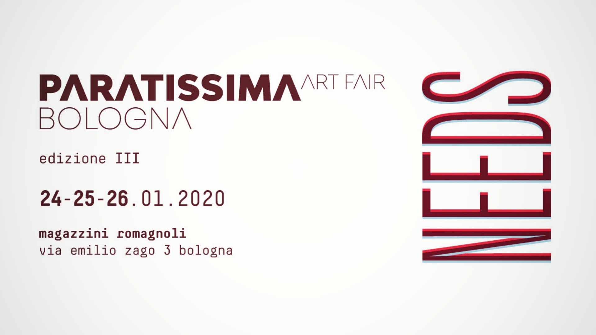 Paratissima returns to Bologna and once again chooses Magazzini Romagnoli