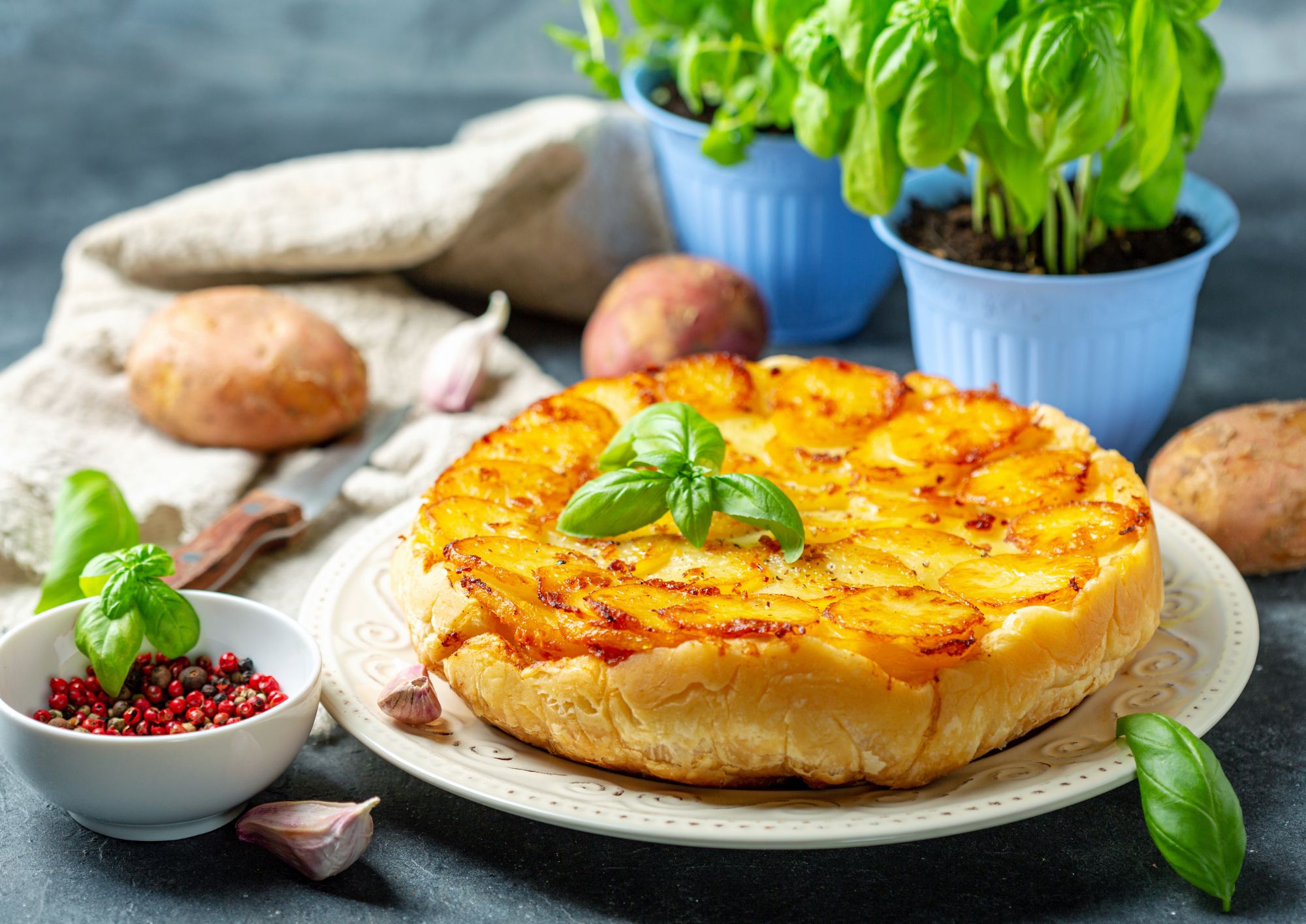 Colomba potato tarte tatin 