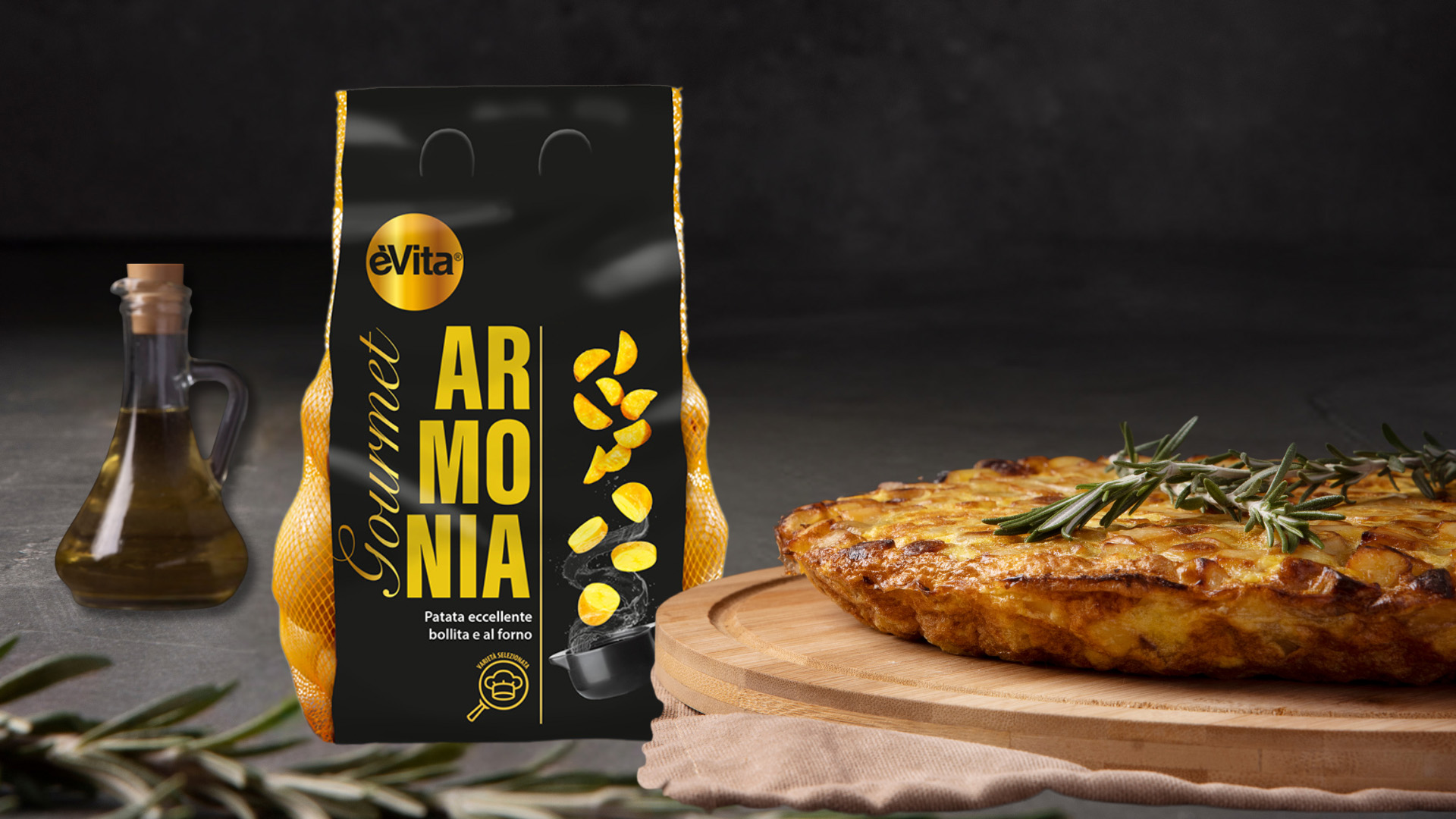 Schiacciata di patate Monique e formaggio