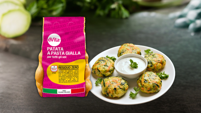 Vegetable and potato medallions