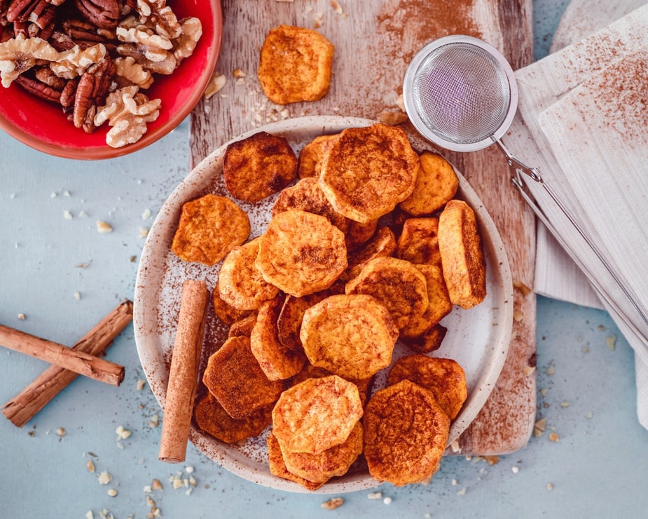 Sweet potato crisps