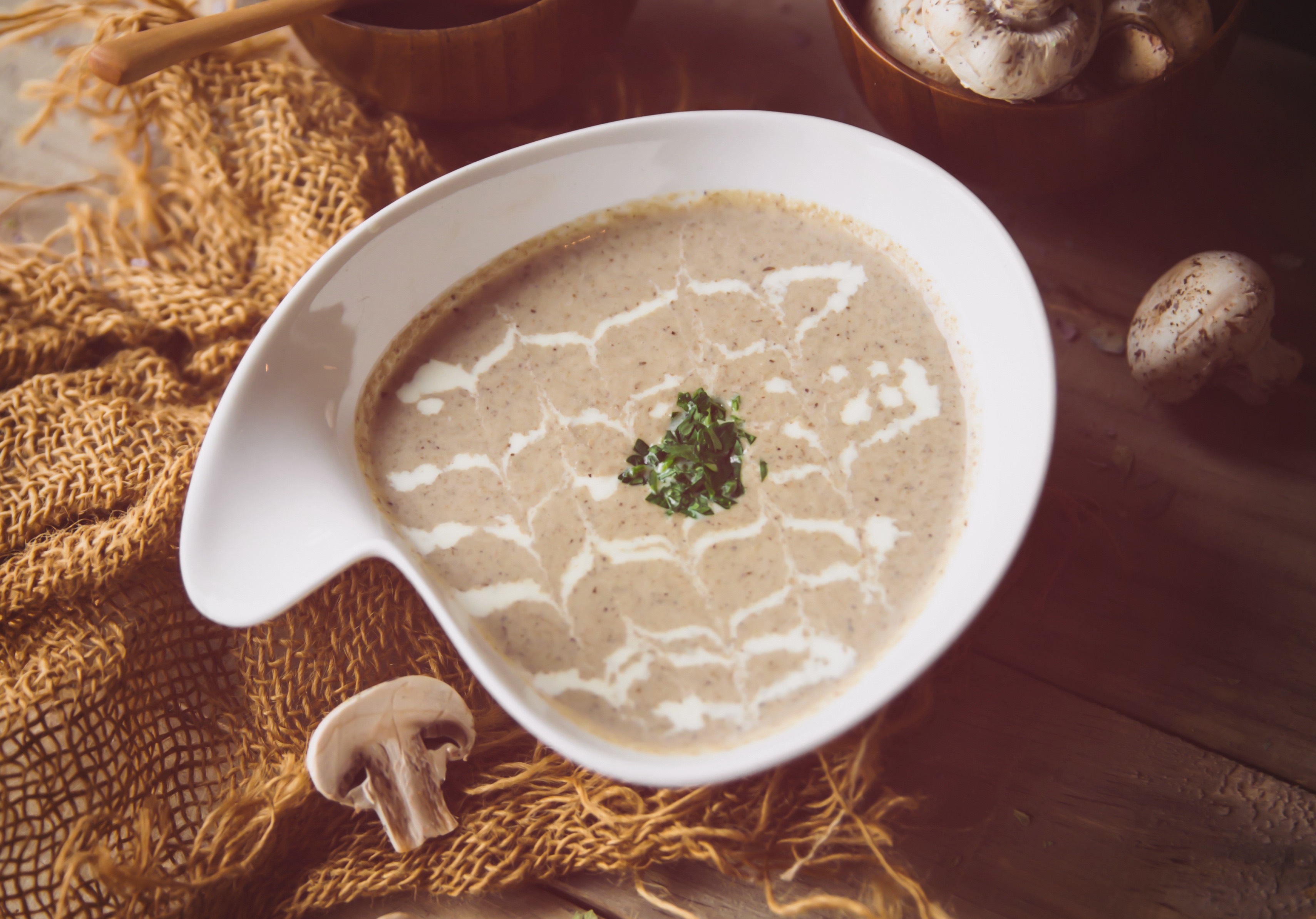 Crema di funghi porcini e patate