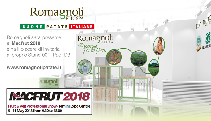 Romagnoli F.lli Spa porta l’eccellenza pataticola a Macfrut