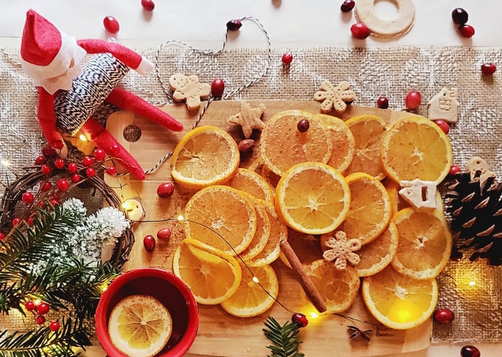 December fruit and vegetables to get ready for the festive dinners