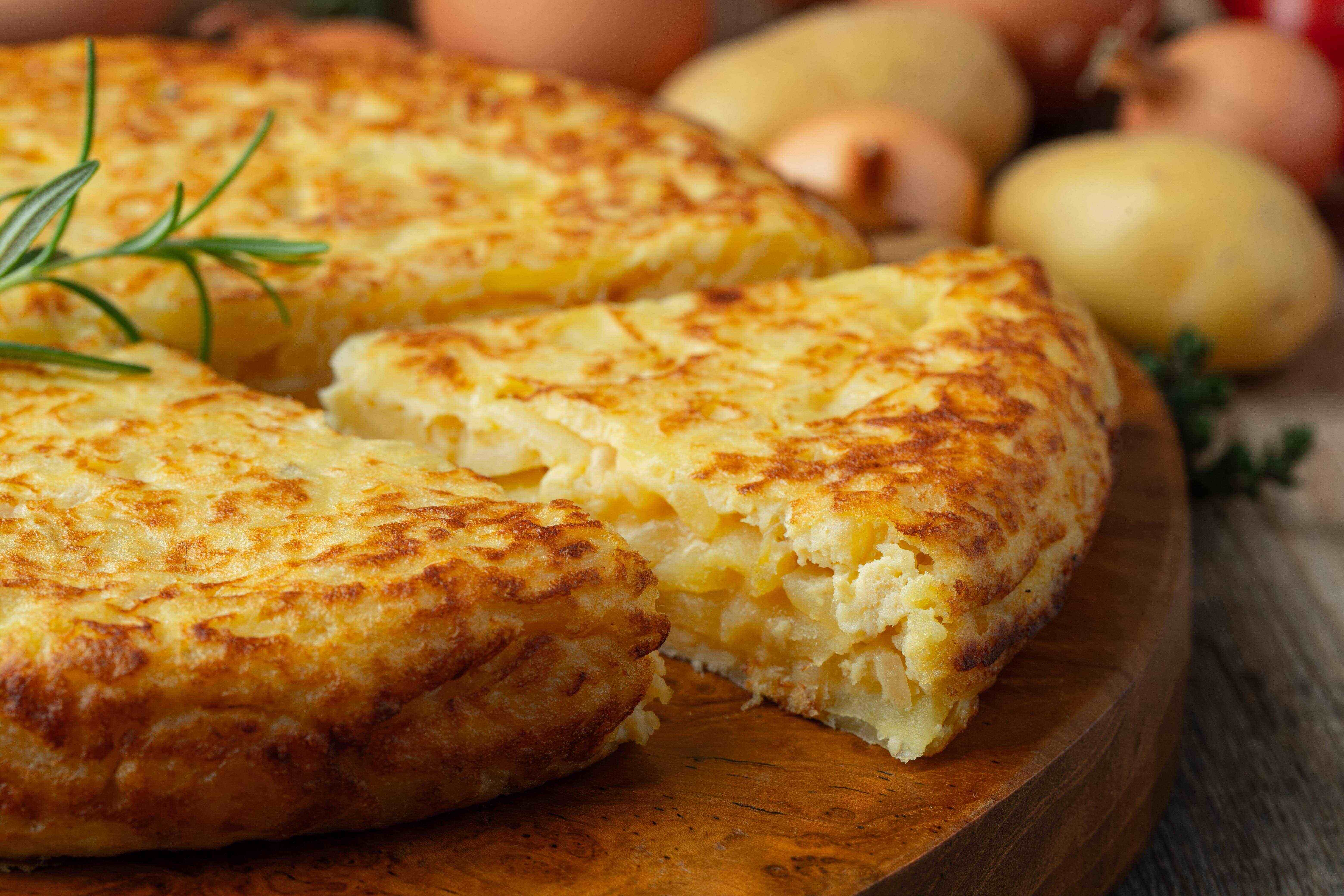 Испанский омлет с картофелем