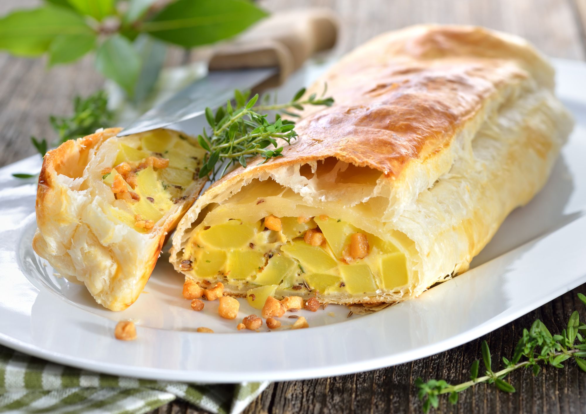 Vogue Sicilian new potato strudel
